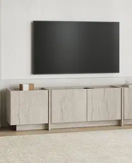 TV stolíky WON široký TV stolík, traventine