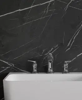 Kúpeľňové batérie OMNIRES - ART DECO umývadlová batéria 3-otvorová, chróm lesk AD5114CR