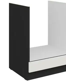 Kuchynské skrinky stojace Kuchynská skrinka Aria-Wh/Bl Anti Fingerprint 60dg Bb
