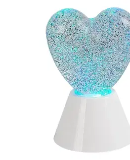 Lampy Rabalux 76040 - LED RGB Dekoratívna lampa SPARKLY LED/0,8W/3xAA v tvare srdca 76040