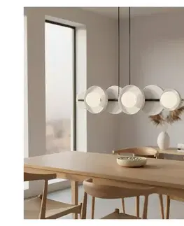 Svietidlá EMIBIG Luster na lankách MODEL 6xG9/8W/230V biela 1487/6
