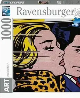 1000 dielikov Ravensburger Puzzle Roy Lichtenstein: In the Car 1000 Ravensburger