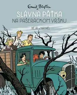Dobrodružstvo, napätie, western Slávna päťka 4: Na Pašeráckom vŕšku - komiks - Enid Blyton,Daniela Marsinová