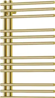 Radiátory do kúpeľne MEXEN - Neptún vykurovací rebrík/radiátor 1400 x 500 mm, 420 W, zlatá W101-1400-500-00-50