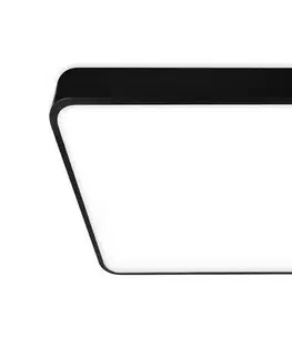 Svietidlá Top Light - LED Stmievateľné stropné svietidlo LED/51W/230V hranatý čierna + DO Metal H 40C RC