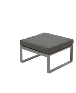Stolčeky DEOKORK Hliníkový stolík / taburet TITANIUM