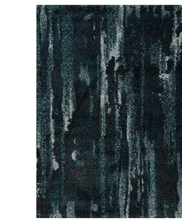Koberce Koberec Softness near black/peacock blue 120x170cm