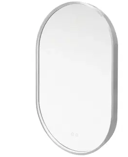 Kúpeľňové zrkadlá Mereo Zrkadlo oválne 50x80 cm, LED osvetlenie CN170S
