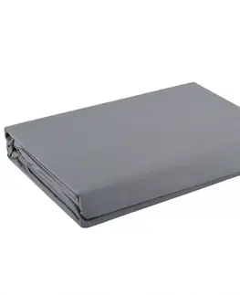 Bytový textil Prestieradlo bavlna 120x200 šedé