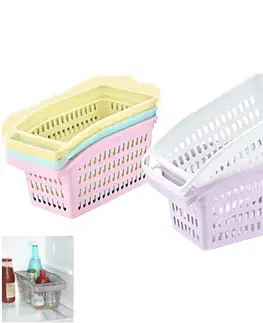 Dózy na potraviny MAKRO - Organizér do chladničky 16,5x15x30cm, rôzne farby, umelá hmota