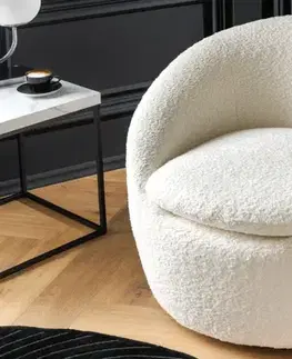 Relaxačné a masážne Otočné relaxačné kreslo SALENI Dekorhome