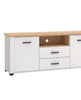 Všetky produkty TV stolík Valencia Artisan/Biela 11011387
