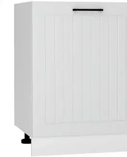 Kuchynské skrinky stojace Skrinka do kuchyne Irma D60zl Pl Svetlo šedá Mat
