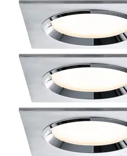 Svietidlá Paulmann 92696 - SADA 3xLED/8W Stmievateľné podhľadové svietidlo DICE 230V 92696