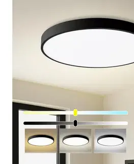 Svietidlá Brilagi - LED stmievateľné svietidlo POOL SMART LED/100W/230V pr. 80 cm Wi-Fi Tuya čierna +DO BRI354