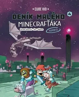 Dobrodružstvo, napätie, western Deník malého Minecrafťáka: komiks 4, 2. vydání - Cube Kid,Martin Herodek