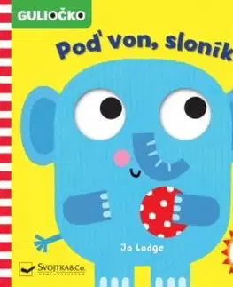 Leporelá, krabičky, puzzle knihy Guliočko: Poď von, sloník - Jo Lodge