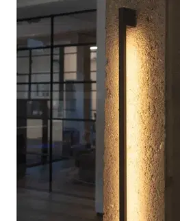 LED osvetlenie  38892- LED Vonkajšie nástenné svietidlo YALTE LED/10W/230V 4000K IP54 čierna 38892