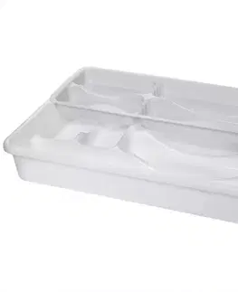 Dekorácie a bytové doplnky Vložka do zásuvky dvojradová biela