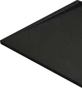 Vane MEXEN - Amon štvorcová sprchová vanička SMC 100 x 100, čierna 4F701010
