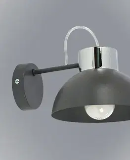 Moderné lampy do obývačky Nástenné svietidlo Tedi 3387 graphite K1