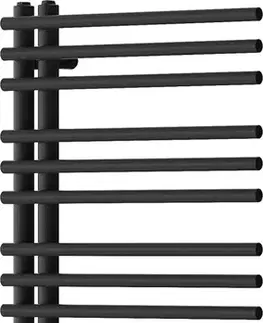 Radiátory do kúpeľne MEXEN - Neptún vykurovací rebrík/radiátor 900 x 500 mm, 369 W, čierna W101-0900-500-00-70