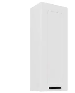 Kuchynské skrinky visiace Skrinka do kuchyne Luna biely matná/biely 40G-108 1F