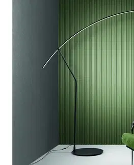 Lampy Ondaluce - LED Stmievateľná stojacia lampa FOLAGA LED/30W/230V 190 cm čierna PT.FOLAGA/NERO