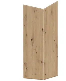 Kuchynské skrinky Čelo skrinky Luxeo F16-G60N2(72) tenký rám dub