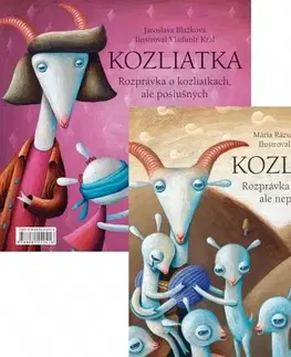 Rozprávky Kozliatka - Rozprávka o kozliatkach, ale poslušných/ ale neposlušných, 2. vydanie - Mária Rázusová-Martáková,Jaroslava Blažková