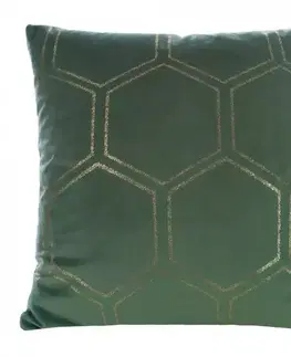 Dekoračné obliečky Obliečka na vankúš Blink/12/H 45x45 tmavozelená 387672