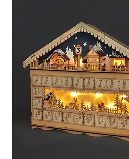 Vianočné dekorácie BRILAGI - LED Adventný kalendár LED/2xAA borovica 1V258-OEM1