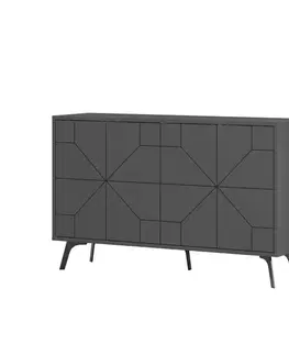 Komody Konzolový stolík Dune - Anthracite