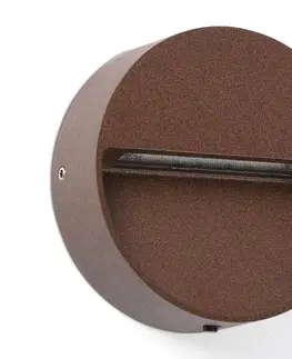 LED osvetlenie FARO Barcelona FARO 71962- LED schodové svietidlo DUNE LED/3W/230V 2200/2700/3200/4000K IP65 hnedé 71962