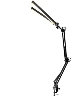 Stolné lampy na písací stôl Stolová lampa CETUS BLACK CCT 15W DIM LB1