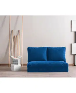 Pohovky a gauče Dvojmiestna rozkladacia pohovka Taida - Blue