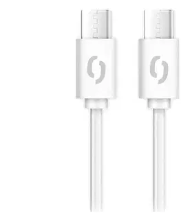 Predlžovacie káble Aligator DATKP59 - USB kábel USB-C / USB-C 65W Power Delivery 2,5 m biela DATKP59