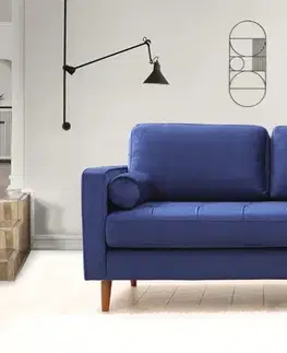 Pohovky a gauče Dvojmiestna pohovka Rome - Navy Blue