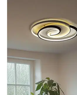 Svietidlá BRILAGI - LED stmievateľné stropné svietidlo VELO XL LED/83W/230V 46,7x59,5 cm + diaľkové ovládanie BRC2242-83W/BI/CR