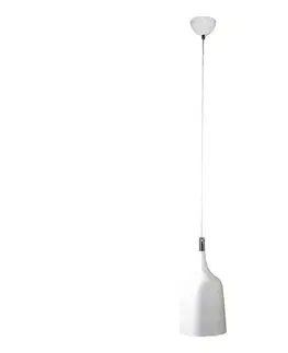 Svietidlá Searchlight 27014 - Luster na lanku 1xE27/60W/230V biela 27014