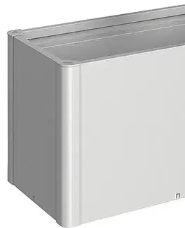 Truhlíky Biohort Hrantík BIOHORT Belvedere 103 x 54,7 x 61 cm (strieborná metalíza)