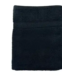 Uteráky Uterák viskóza Fancy 50x100 cm čierny