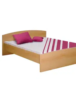 Postele Dvojlôžko 341 buk 160x200