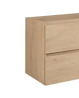 Skrinky do kúpeľne Elvisia Skrinka pod umývadlo SIMPLE Light oak | 80 cm