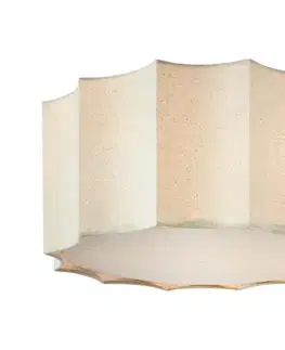 Svietidlá Markslöjd 109134 - Stropné svietidlo OLEA 2xE27/11W/230V priemer 35 cm ľan 109134