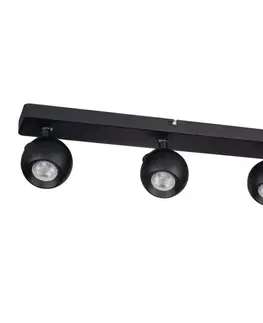 Lampy do obývačky Luster GALOBA 33677 Black LS3