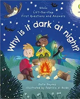 Leporelá, krabičky, puzzle knihy First Questions & Answers: Why is it dark at night? - Katie Daynes,Fabrizio di Baldo