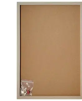Vybavenie a dekorácie bytu Korková tabuľa 40x60x2,3cm 20B6625RM03