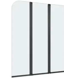 Vaňové zásteny Vaňová zástena Natali Black 3 HX121