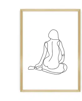 Obrazy Plagát Figure Line I